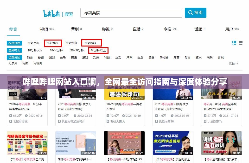 哔哩哔哩网站入口啊，全网最全访问指南与深度体验分享