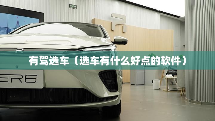 有驾选车（选车有什么好点的软件）