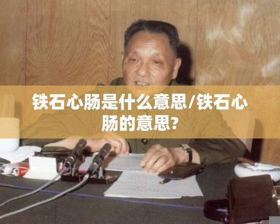 铁石心肠是什么意思/铁石心肠的意思?