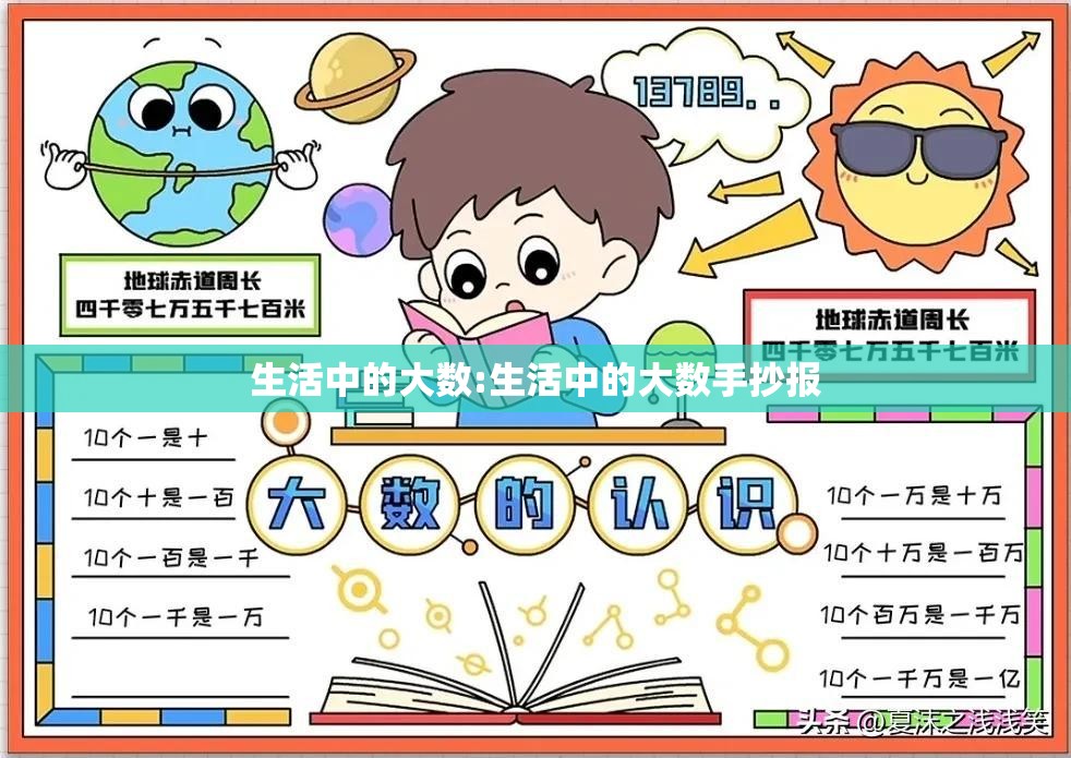 生活中的大数:生活中的大数手抄报