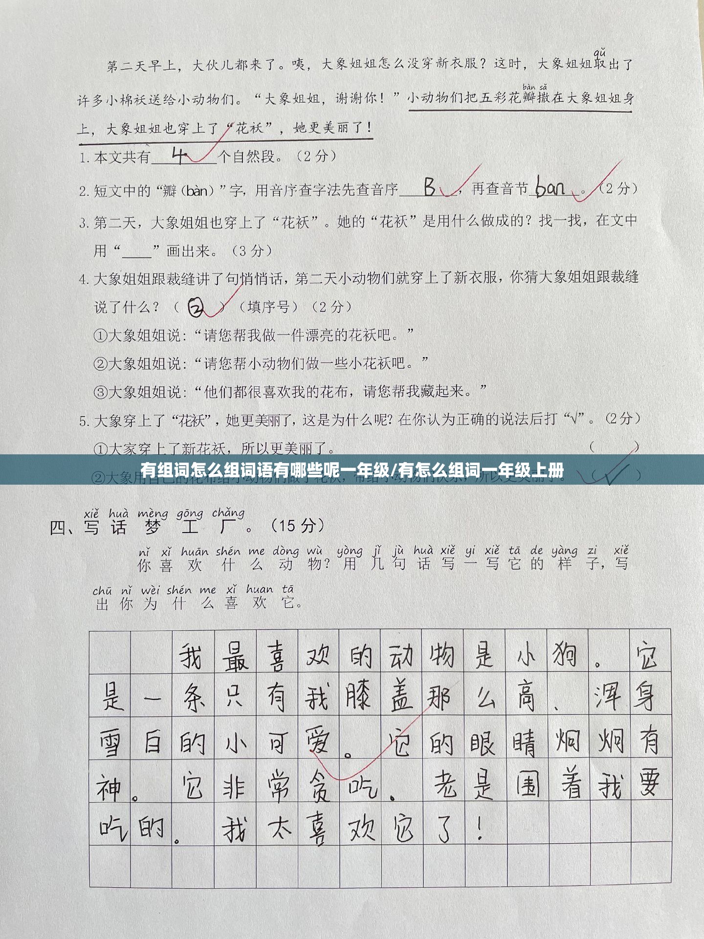 有组词怎么组词语有哪些呢一年级/有怎么组词一年级上册