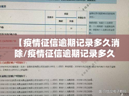 【疫情征信逾期记录多久消除/疫情征信逾期记录多久消除一次】