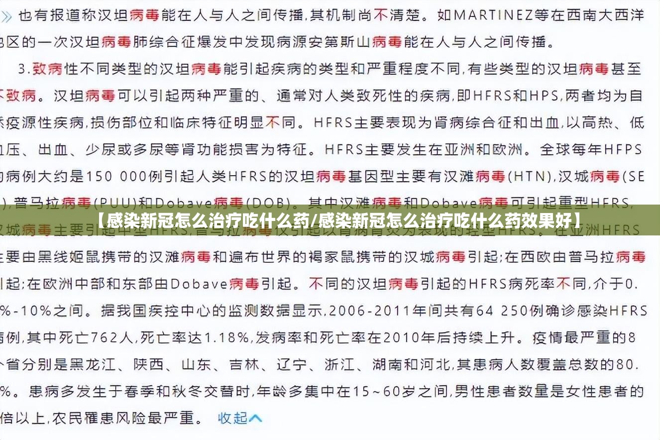 【感染新冠怎么治疗吃什么药/感染新冠怎么治疗吃什么药效果好】