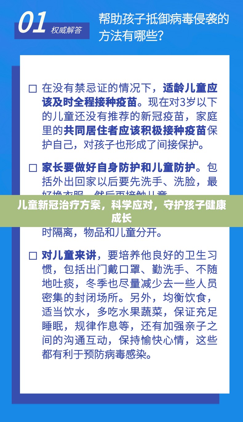 儿童新冠治疗方案，科学应对，守护孩子健康成长
