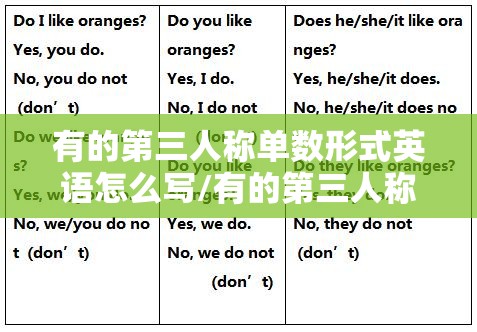 有的第三人称单数形式英语怎么写/有的第三人称怎么说