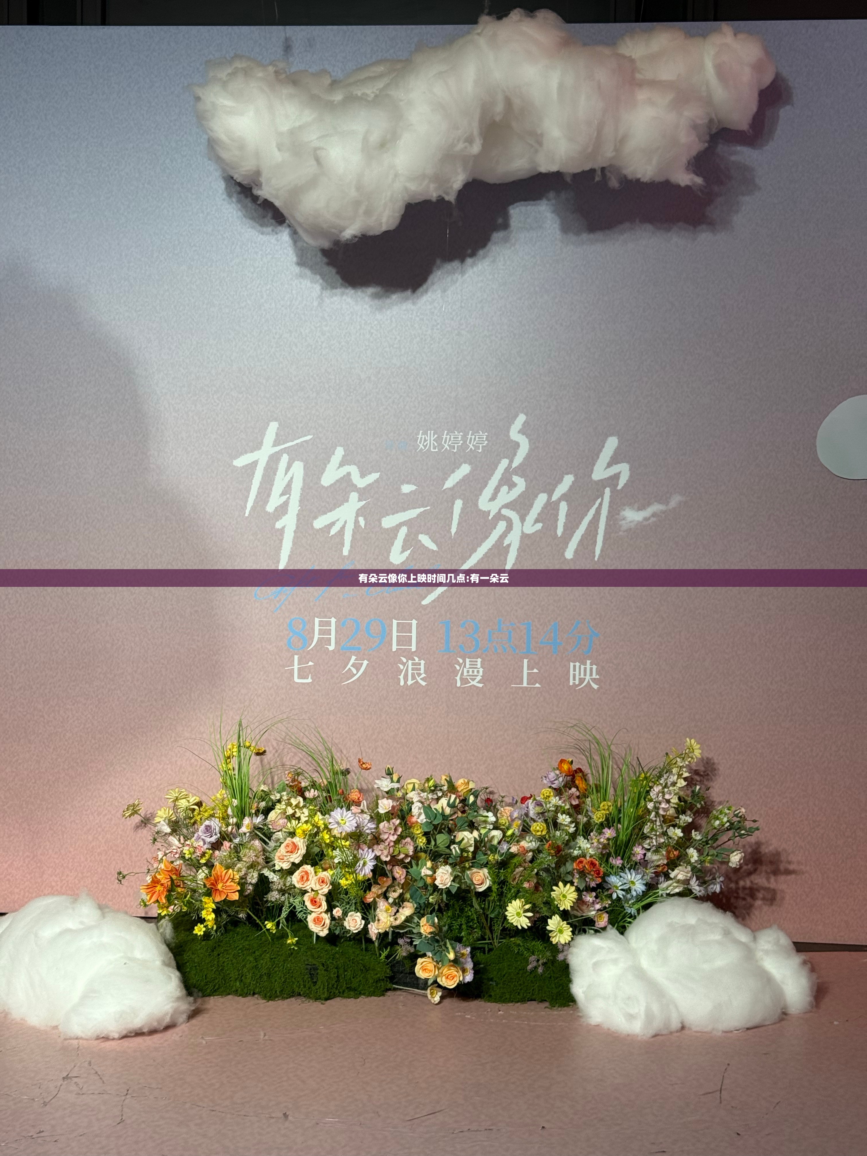 有朵云像你上映时间几点:有一朵云
