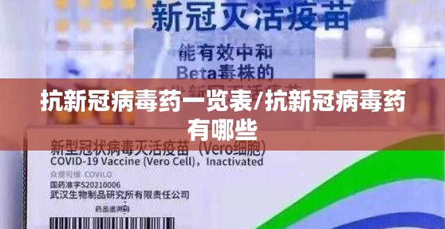 抗新冠病毒药一览表/抗新冠病毒药有哪些