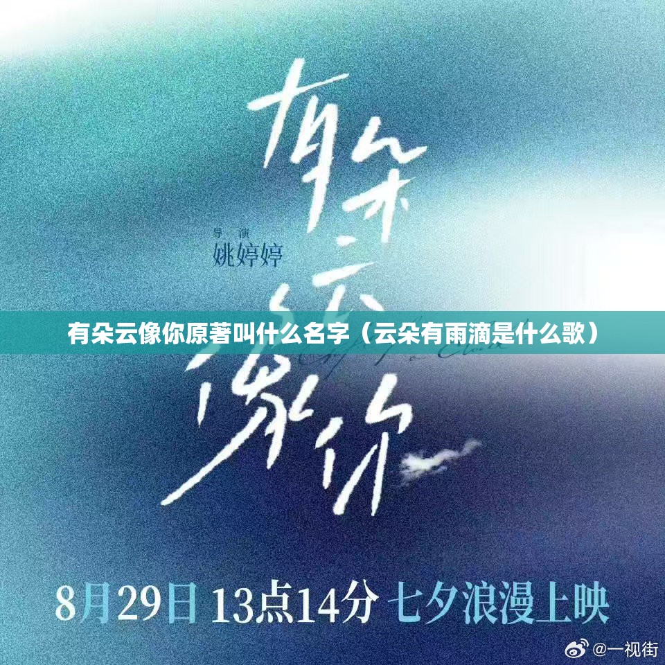 有朵云像你原著叫什么名字（云朵有雨滴是什么歌）