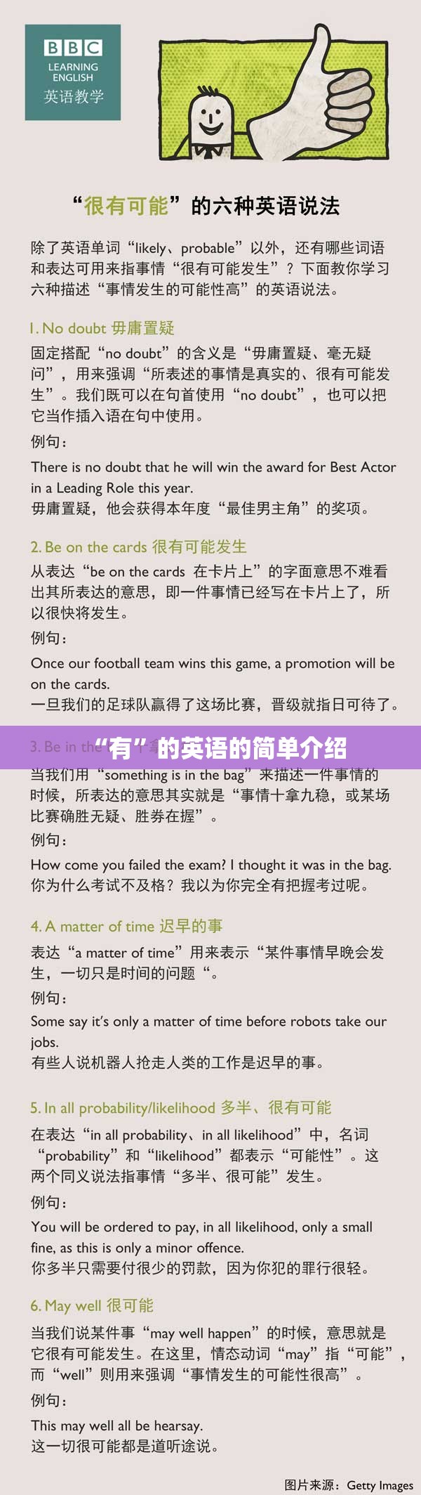 “有”的英语的简单介绍