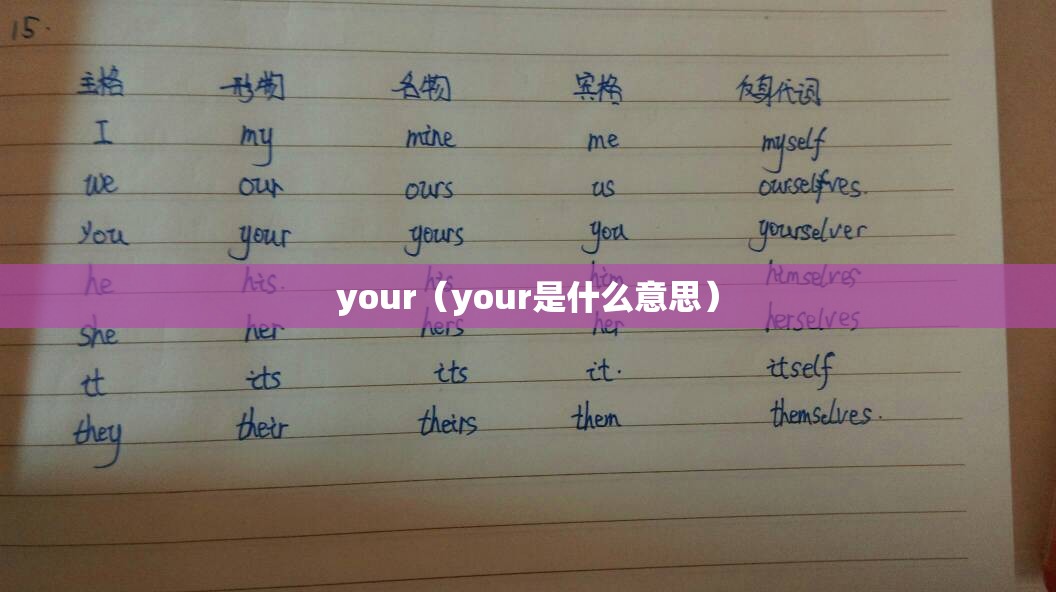 your（your是什么意思）