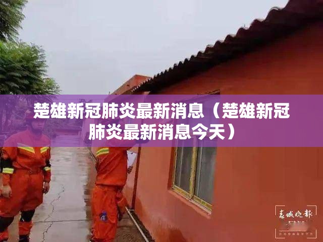 楚雄新冠肺炎最新消息（楚雄新冠肺炎最新消息今天）
