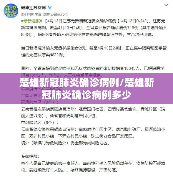 楚雄新冠肺炎确诊病例/楚雄新冠肺炎确诊病例多少