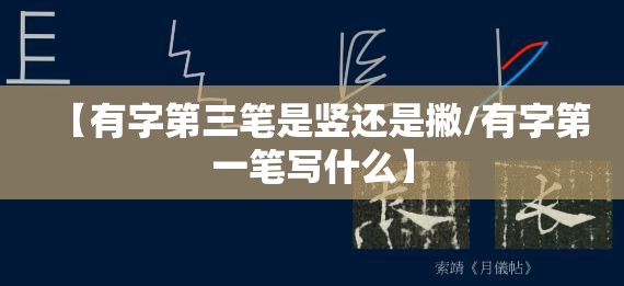 【有字第三笔是竖还是撇/有字第一笔写什么】