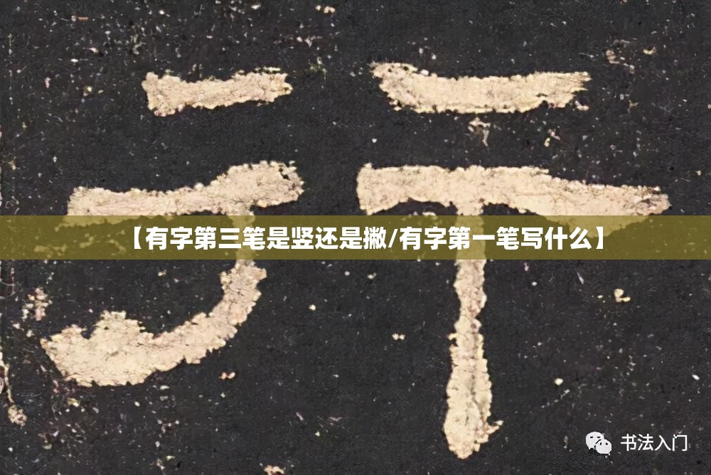 【有字第三笔是竖还是撇/有字第一笔写什么】