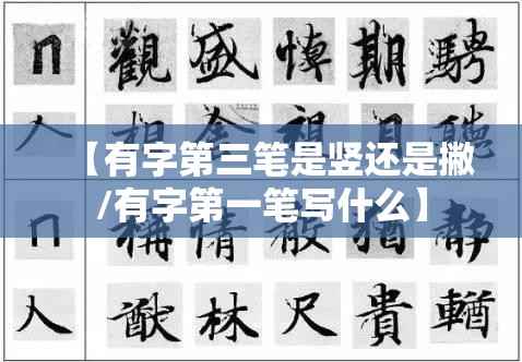 【有字第三笔是竖还是撇/有字第一笔写什么】
