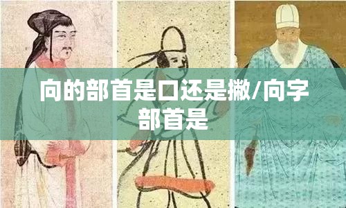 向的部首是口还是撇/向字部首是