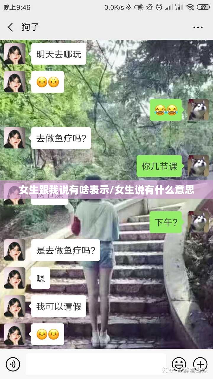 女生跟我说有啥表示/女生说有什么意思