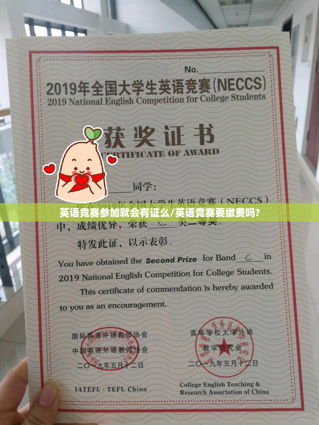 英语竞赛参加就会有证么/英语竞赛要缴费吗?