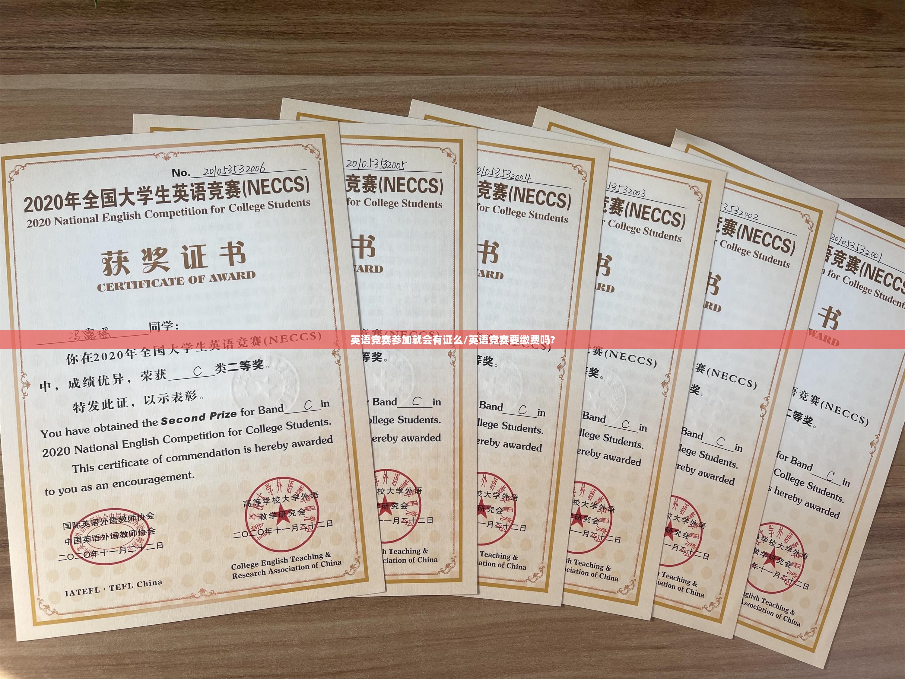英语竞赛参加就会有证么/英语竞赛要缴费吗?