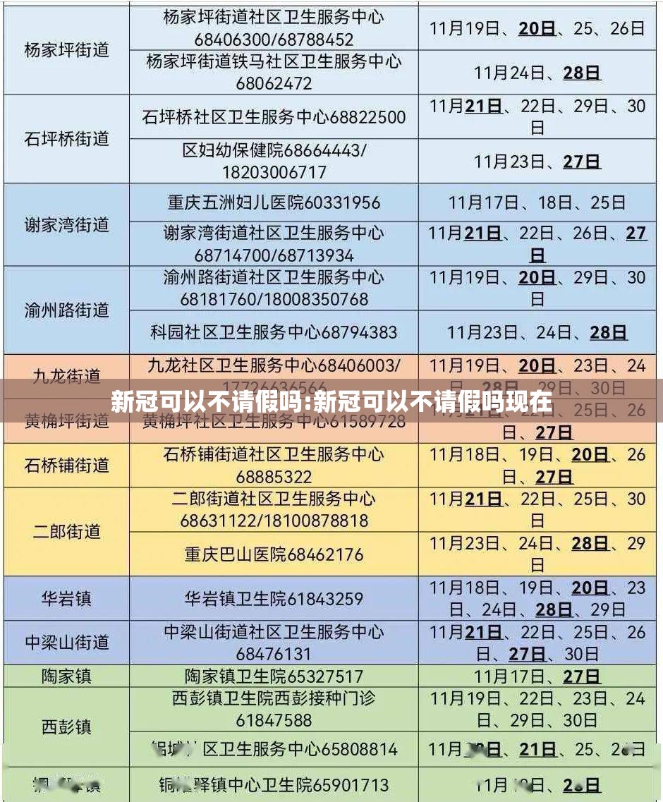新冠可以不请假吗:新冠可以不请假吗现在
