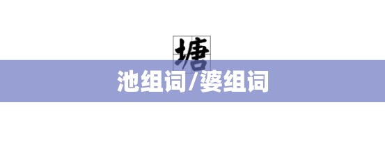 池组词/婆组词