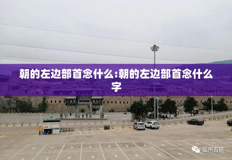 朝的左边部首念什么:朝的左边部首念什么字