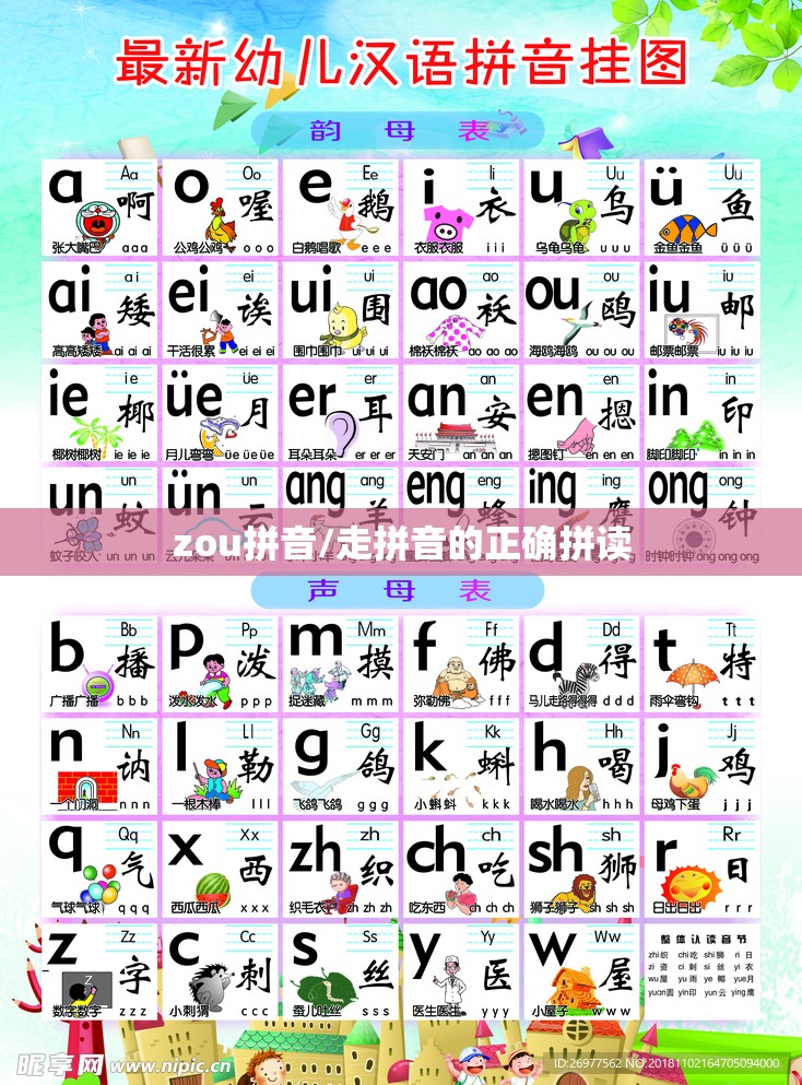 zou拼音/走拼音的正确拼读
