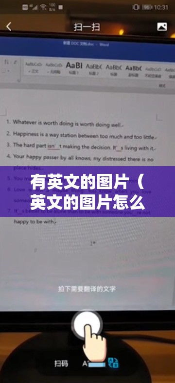 有英文的图片（英文的图片怎么翻译成中文）