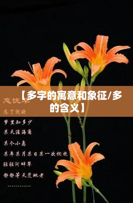 【多字的寓意和象征/多的含义】
