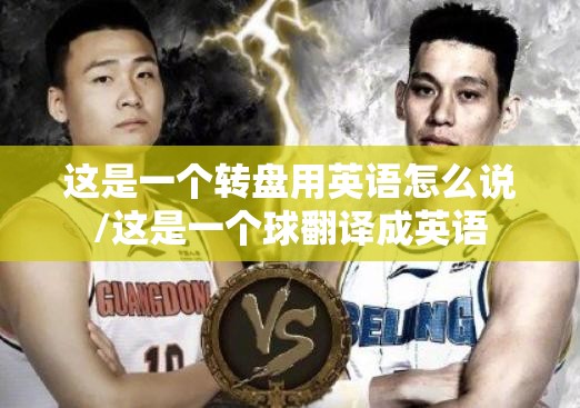 这是一个转盘用英语怎么说/这是一个球翻译成英语