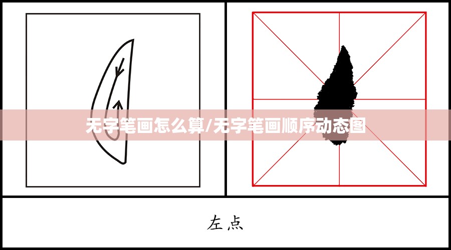 无字笔画怎么算/无字笔画顺序动态图