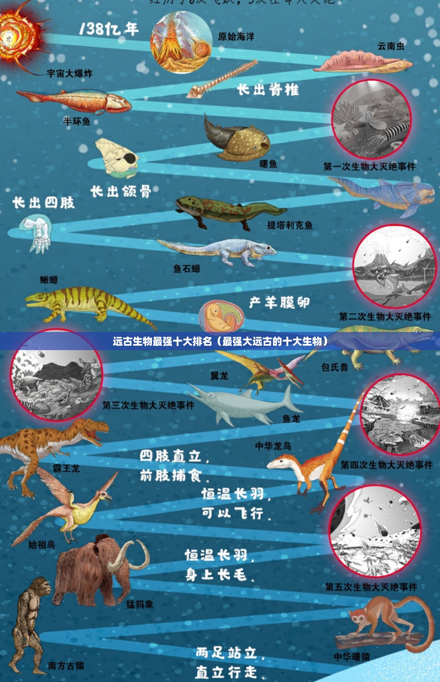 远古生物最强十大排名（最强大远古的十大生物）