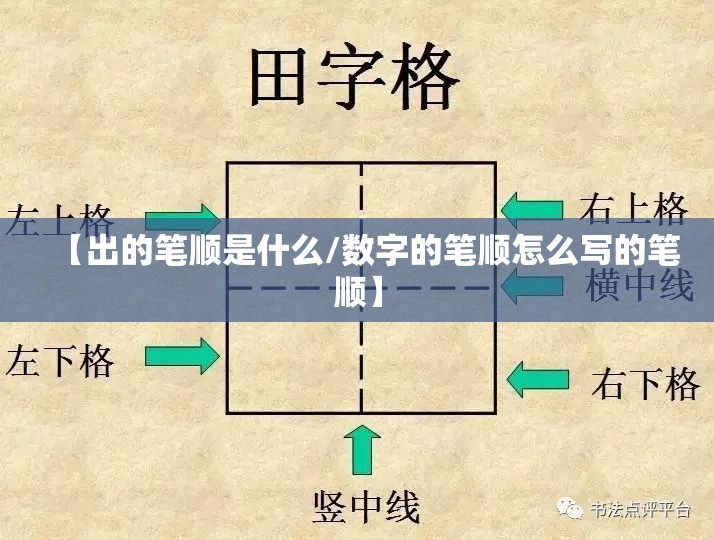 【出的笔顺是什么/数字的笔顺怎么写的笔顺】