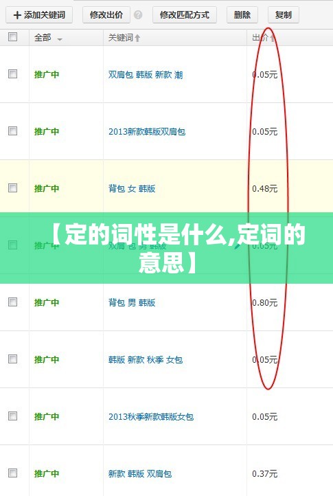 【定的词性是什么,定词的意思】