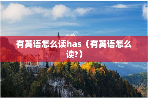 有英语怎么读has（有英语怎么读?）