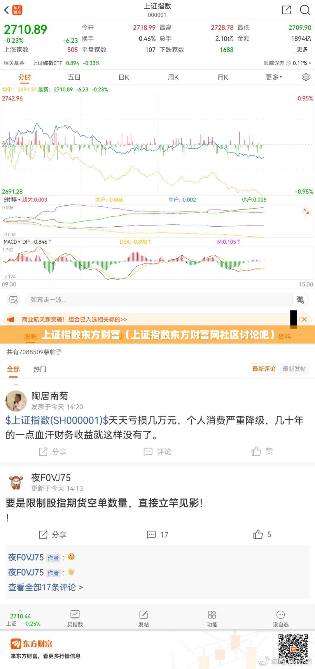 上证指数东方财富（上证指数东方财富网社区讨论吧）