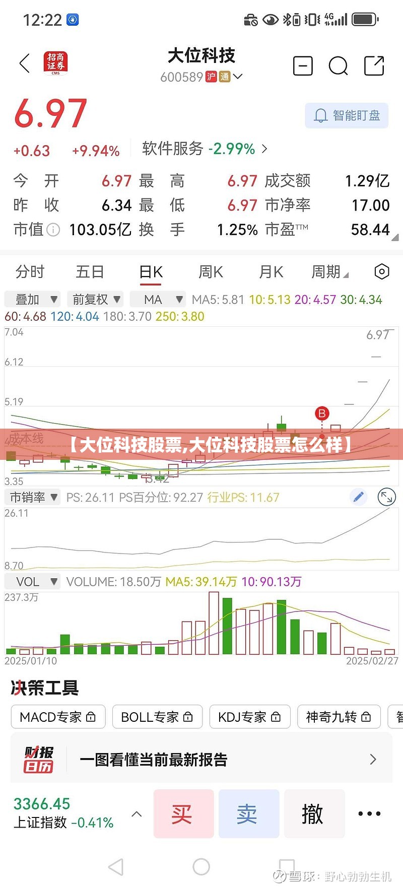 【大位科技股票,大位科技股票怎么样】