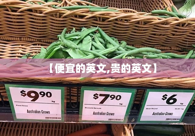 【便宜的英文,贵的英文】