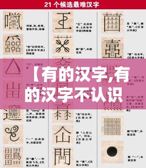 【有的汉字,有的汉字不认识怎么办】