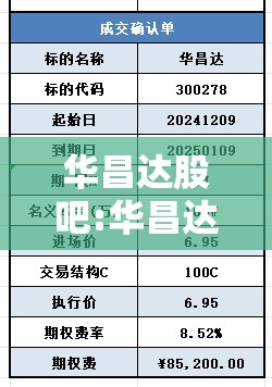 华昌达股吧:华昌达股吧东方财富网