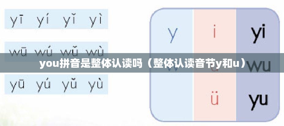you拼音是整体认读吗（整体认读音节y和u）