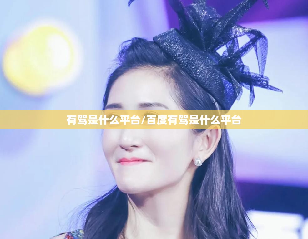有驾是什么平台/百度有驾是什么平台