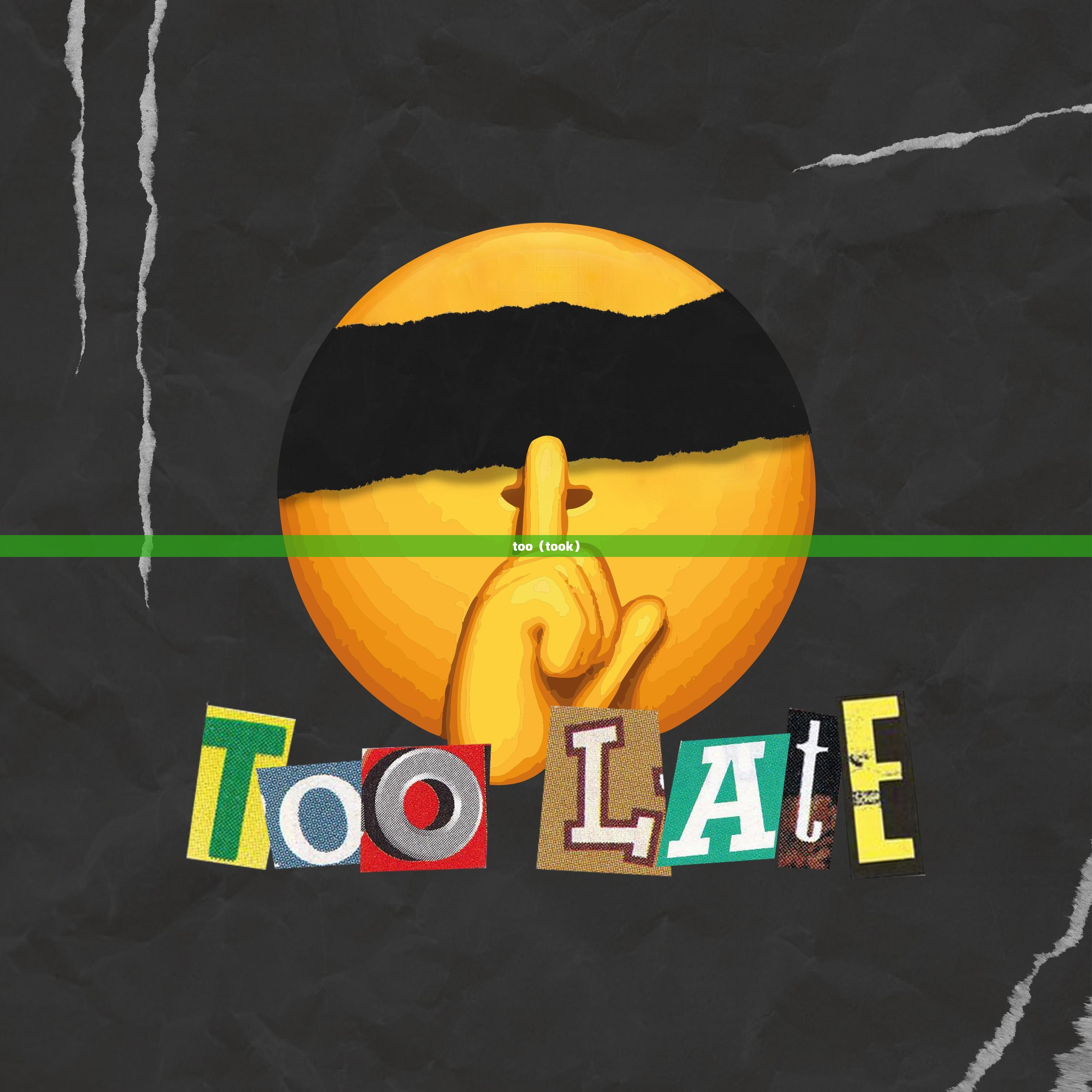too（took）