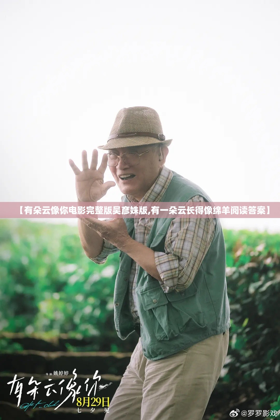 【有朵云像你电影完整版吴彦姝版,有一朵云长得像绵羊阅读答案】