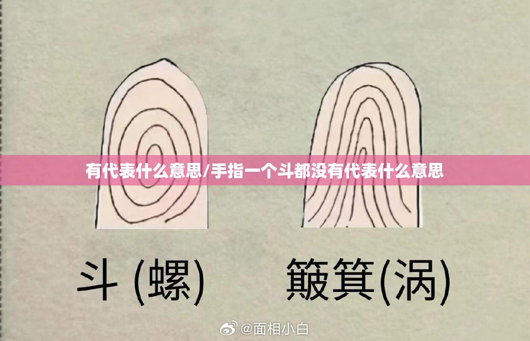 有代表什么意思/手指一个斗都没有代表什么意思