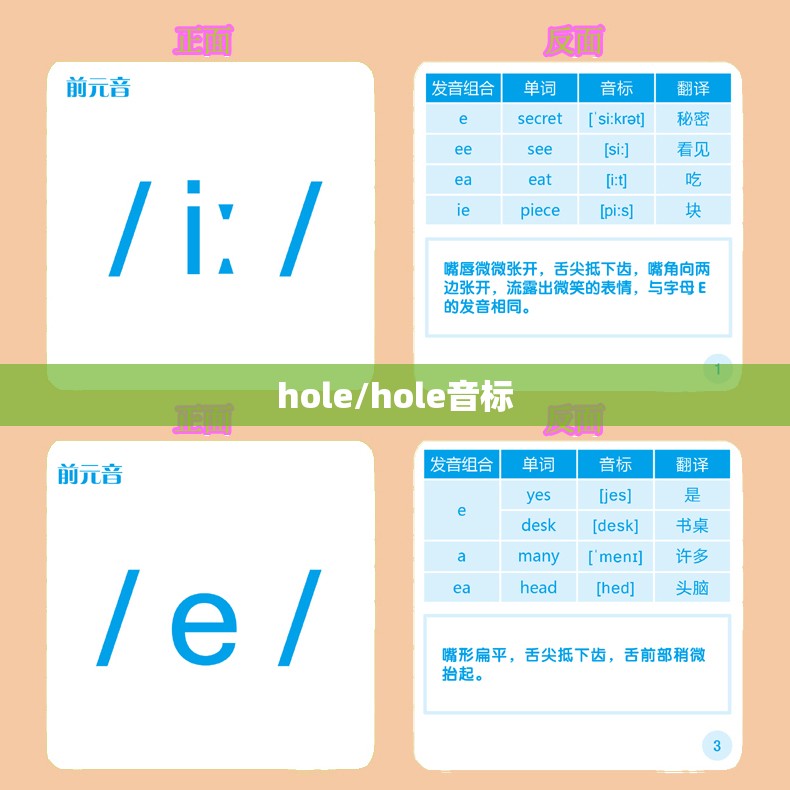 hole/hole音标