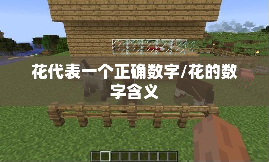 花代表一个正确数字/花的数字含义
