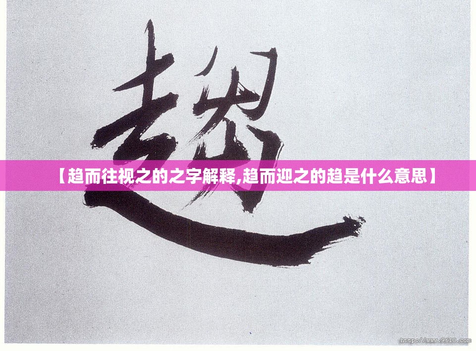 【趋而往视之的之字解释,趋而迎之的趋是什么意思】