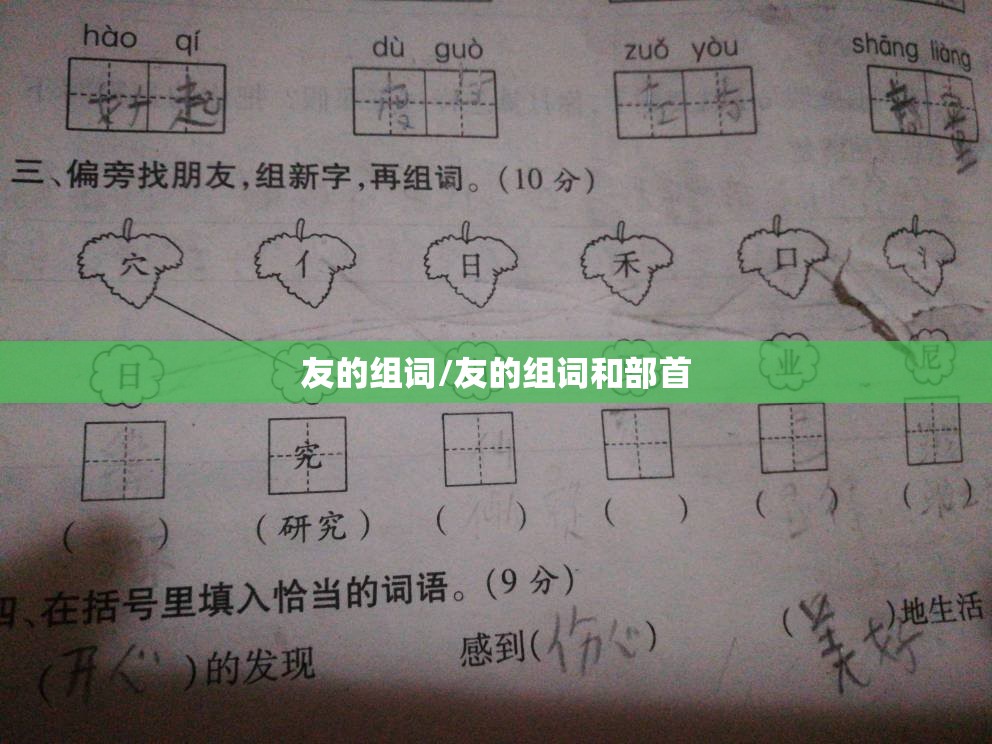 友的组词/友的组词和部首