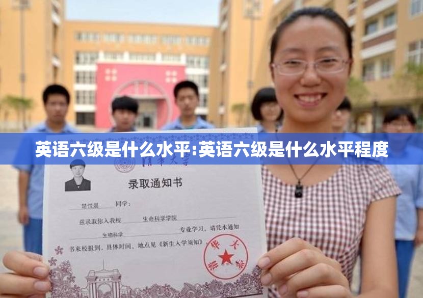英语六级是什么水平:英语六级是什么水平程度